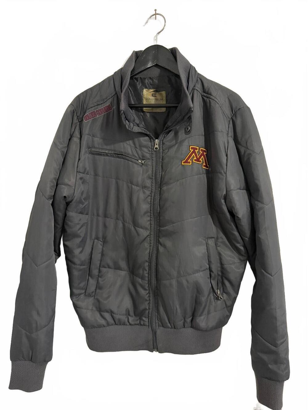 Minnesota Gophers Gray Full-Zip Jacket Men's Size Medium